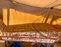 Los14 sarcófagos fueron hallados en el fondo de un pozo en la necrópolis de Saqqara, al suroeste de El Cairo. AFP