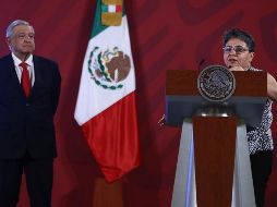 Raquel Buenrrostro explica que en el mismo período del año se han presentado otras 165 denuncias que implican a 497 funcionarios ante la Secretaría de la Función Pública. SUN / D. Sánchez