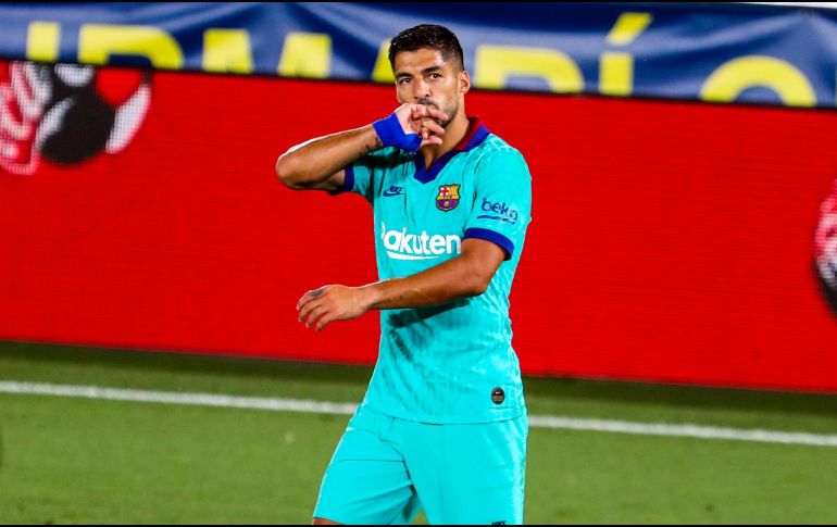 El entrenamiento de este miércoles podría haber sido el último de Suárez como azulgrana. TWITTER / @FCBarcelona_es
