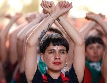 Dafne Valdés durante una intervención de 