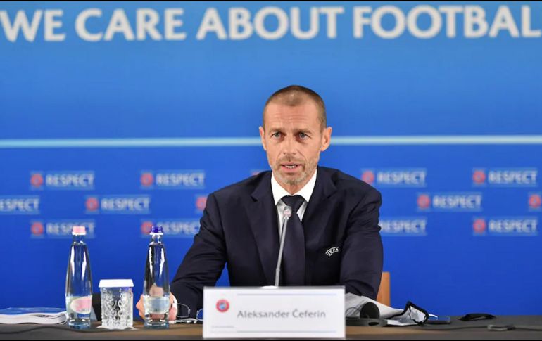 El presidente de la UEFA Aleksander Ceferin dio a conocer las modificaciones para los torneos. ESPECIAL / uefa.com