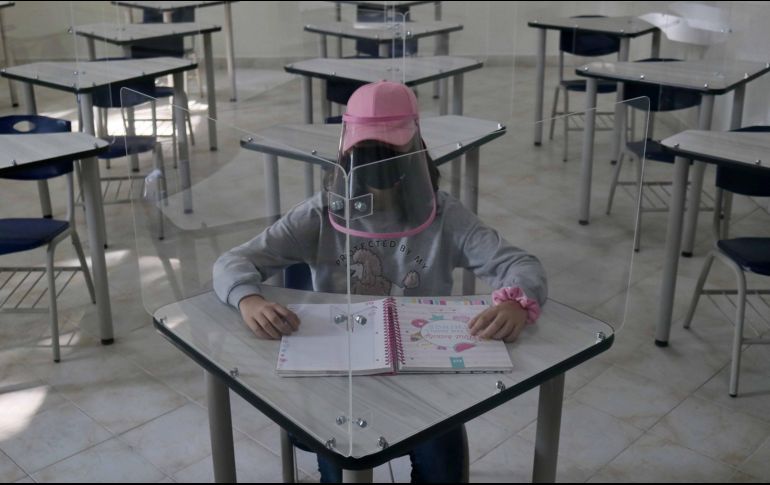 Proyecto de aula segura en la Ciudad de México. En Jalisco se ha presentado un protocolo pero no hay fecha para el regreso a clases. SUN/F. Rojas