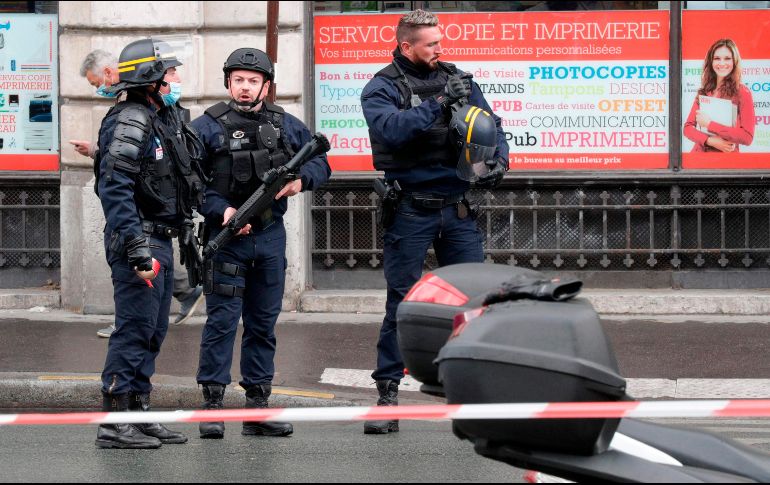 La policía de París dijo que el sospechoso fue arrestado cerca de la Plaza de la Bastilla, también en el este de la ciudad. AFP / G. Hassel