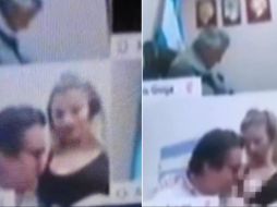 Juan Emilio Ameri se justificó explicando que quería revisar las prótesis mamarias de su pareja. ESPECIAL