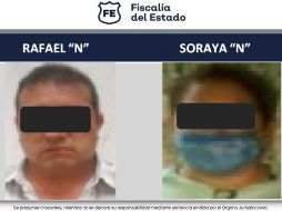 Rafael 'N' y Soraya 'N' obligaron a sus víctimas a entregarles el dinero que tenían ahorrado, 24 mil 500 pesos. ESPECIAL