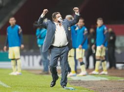 Miguel Herrera. técnico del América. En los últimos dos enfrentamientos oficiales, la victoria ha sido para La Máquina. IMAGO7