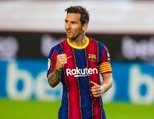 El '10' volvió a ser referente del juego ofensivo de su equipo. TWITTER / @FCBarcelona_es