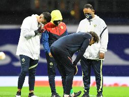 Guillermo Ochoa no pudo disputar el Clásico Joven debido a una lesión sufrida durante el calentamiento. IMAGO7