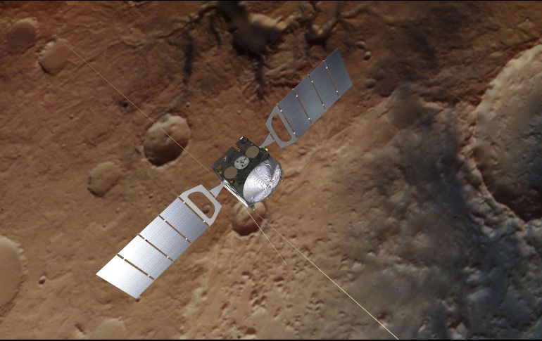 El radar de la Mars Express, conocido como MARSIS, comenzó a recolectar información del planeta en 2005, tras haber sido lanzado con la nave en 2003. AFP / ARCHIVO