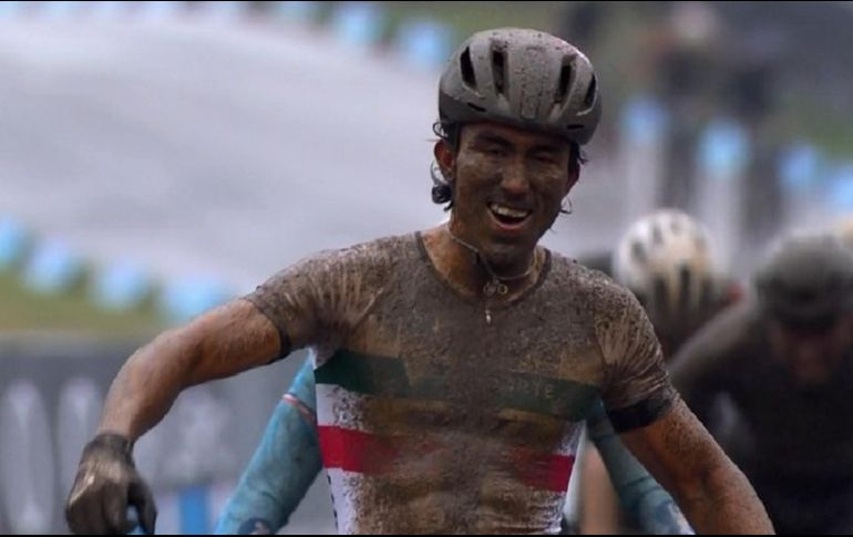 El ciclista dio este martes una alegría a México, al ubicarse en el primer lugar del short track en la Copa del Mundo de Ciclismo de Montaña, que se lleva a cabo en Nové, República Checa. TWITTER / @CONADE