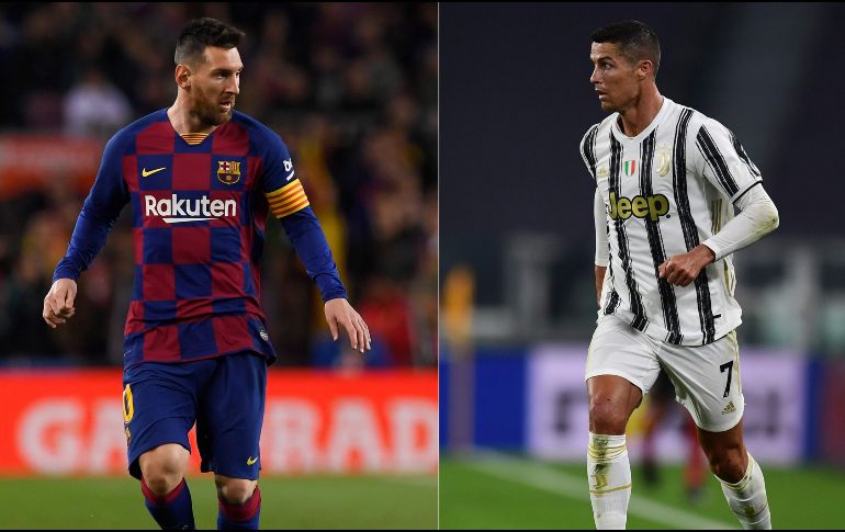 Messi, de 33 años, y Cristiano, de 35, mantuvieron una larga rivalidad en la Liga de España cuando el astro portugués jugó con el Real Madrid. AFP