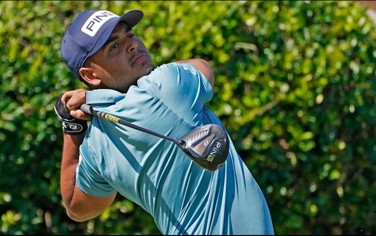 Sebastián Muñoz. El colombiano comparte el liderato tras la primera ronda. AP/R. Solís