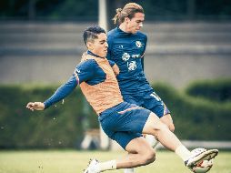 Sebastián Córdova. El 17 del América afirma que tienen con qué vencer a la UNAM. TWITTER/@clubamerica