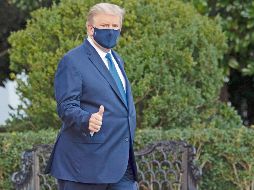 Donald Trump dio positivo al virus luego del debate; se encuentra internado en un hospital militar. AFP