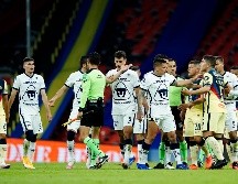 RÍSPIDO. Al final del primer tiempo y del segundo tiempo, jugadores de ambos equipos se hicieron de palabras. IMAGO7