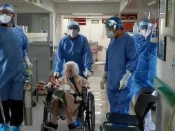 La mujer de 103 años, no necesitó de ventilación mecánica. ESPECIAL