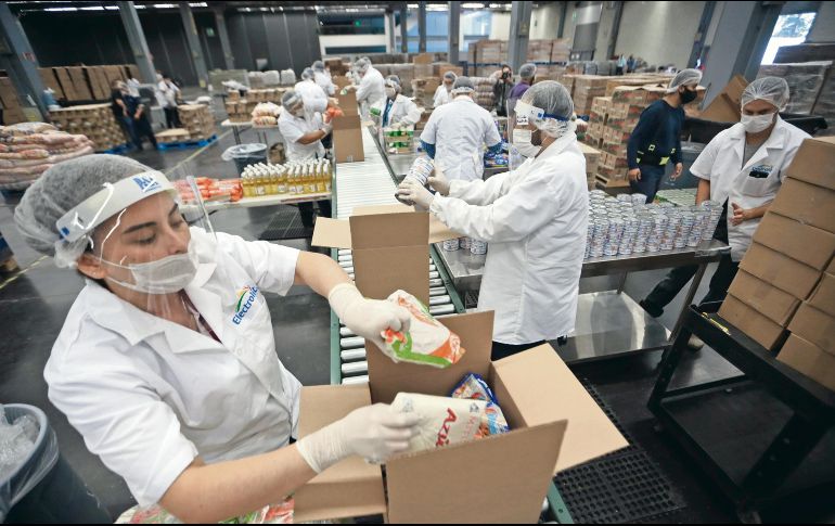 LABOR HUMANA. Las instalaciones de la Expo Guadalajara fueron fundamentales para Jalisco Sin Hambre. EL INFORMADOR • F. Atilano