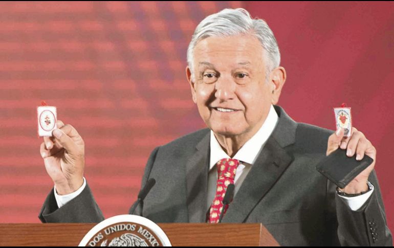 Andres Manuel López Obrador no estuvo exento de meter la pata en el tema del COVID-19. AFP