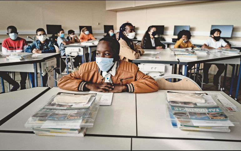 FRANCIA. Seis meses después del brote de coronavirus, las escuelas pudieron reabrir el 1 de septiembre.