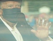 Los médicos expresaron que la salud de Trump está mejorando. AFP / ARCHIVO