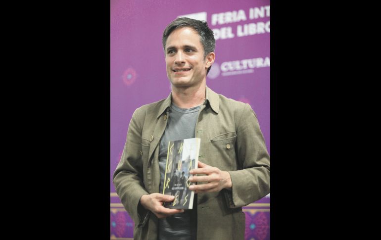 GAEL GARCÍA. El actor participó en la FIL 2019 donde habló de feminismo y política. EFE