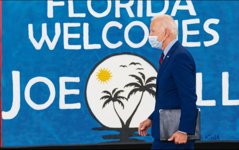 CANDIDATURA. Joe Biden continúa de gira en estados que serán determinantes en la elección.