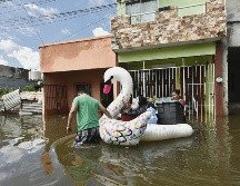 ESTRAGOS. El pasado fin de semana, la tormenta tropical “Gamma” obligó a miles de personas a evacuar sus hogares en Tabasco y Chiapas. EFE