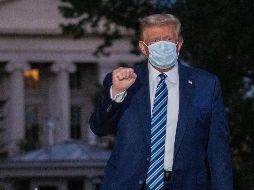 Trump insinuó que ya es inmune al coronavirus y animó a la gente a salir y no temerlo. EFE K . Cedeno
