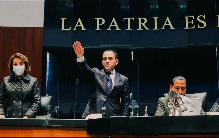 Herrera Gutiérrez comparece ante el Senado, con motivo de la glosa del Segundo Informe de Gobierno. TWITTER/ @Hacienda_Mexico