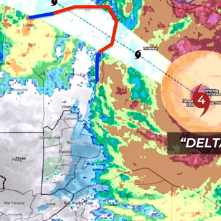 Huracán "Delta": ¿cuándo tocará tierra en Quintana Roo?