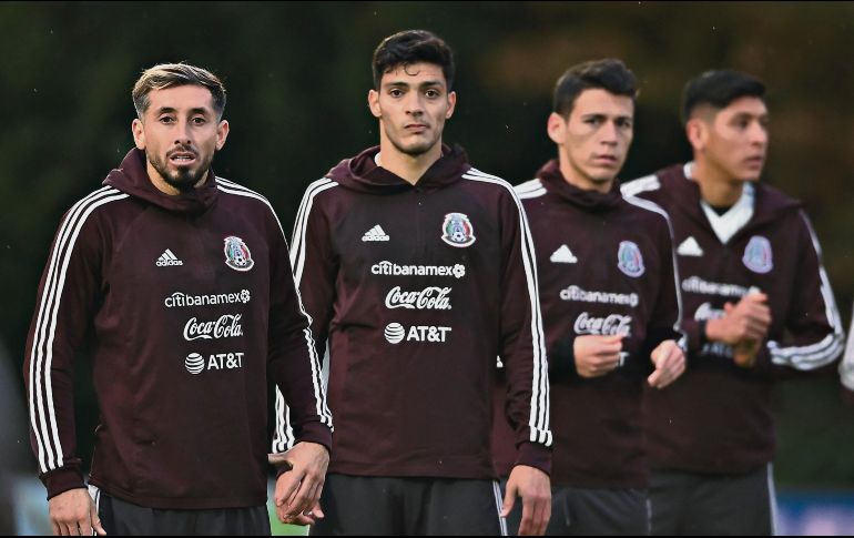 TITULARES. Héctor Herrera, Raúl Jiménez, Héctor Moreno y Edson Álvarez comenzarán el encuentro de hoy. IMAGO7