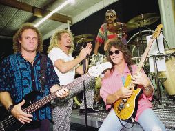 Unión. Michael Anthony, Sammy Hagar, Alex Van Halen y Eddie Van Halen en 1993, en una de las etapas más exitosas del cuarteto de rock. AP