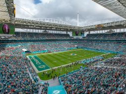 Los Delfines de Miami podrían jugar con el Hard Rock Stadium lleno. TWITTER/@LosDolphins