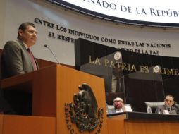 Armenta participó en sesión plenaria de ayer miércoles. Facebook / Alejandro Armenta