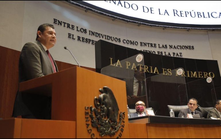 Armenta participó en sesión plenaria de ayer miércoles. Facebook / Alejandro Armenta