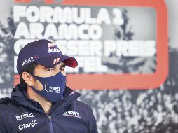 Sergio Pérez buscará otro buen resultado este fin de semana en el GP de Eifel. AFP