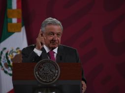 Durante su conferencia matutina, el Mandatario indicó que él está ocupado en enfrentar las crisis económica y sanitaria ocasionadas por el COVID-19. SUN / ARCHIVO