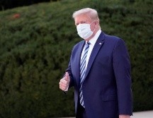 Trump estuvo hospitalizado tres días. EFE/ARCHIVO