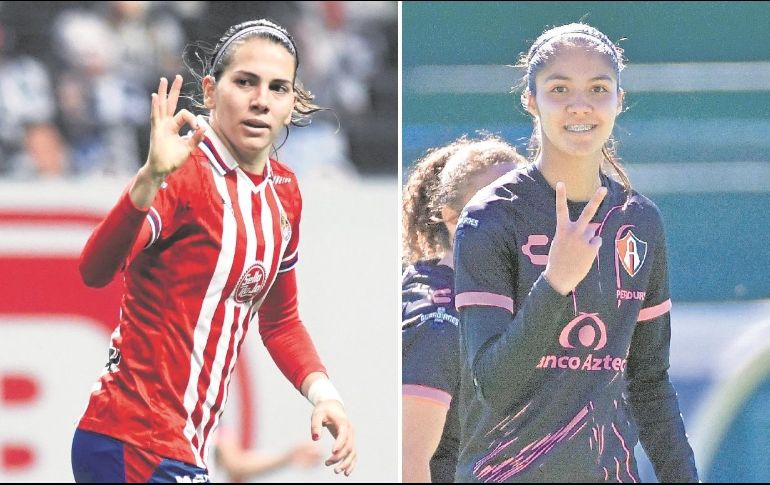 Alicia Cervantes y Alison González, las goleadoras. IMAGO7