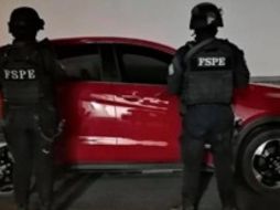 Una de las camionetas aseguradas a los presuntos integrantes del cártel. FACEBOOK/Secretaría de Seguridad Pública del Estado de Guanajuato