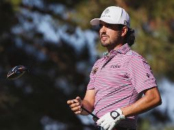 POR POCO. El mexicano otra vez estuvo cerca del triunfo, pero un costoso doble bogey lo alejó de las posibilidades. AFP