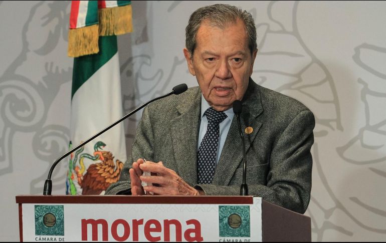 Porfirio Muñoz Ledo aseguró que tomará la presidencia del partido hoy. EL INFORMADOR/ARCHIVO