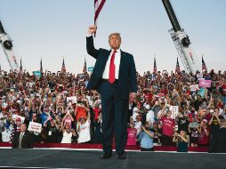 CAMPAÑA. El mandatario visitó Florida ayer. AP