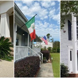 Mexicanos en EE.UU.: por qué una calle en Carolina del Norte se llenó de banderas mexicanas