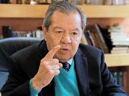Muñoz Ledo dijo que el resultado electoral demuestra que se necesita un partido sólido. SUN/ARCHIVO