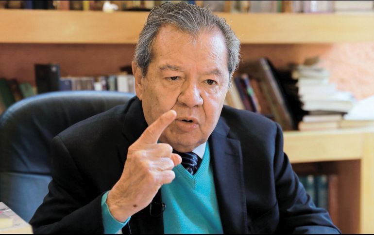 Muñoz Ledo dijo que el resultado electoral demuestra que se necesita un partido sólido. SUN/ARCHIVO