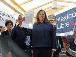 Margarita Zavala consideró que, en justicia, México Libre merece el registro. SUN/ARCHIVO