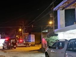 Habitantes de La Cofradía no reconocieron al taxi como “de la zona”, tampoco indicaron quién o quiénes lo dejaron en este sitio. ESPECIAL