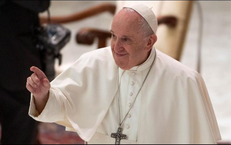 El Papa se ha mostrado reacio a usar mascarilla en sus eventos públicos. EFE/M. Brambatti
