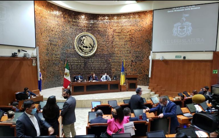 La actual Mesa Directiva tiene en la presidencia a Sofía Berenice García Mosqueda. TWITTER/ @LegislativoJal